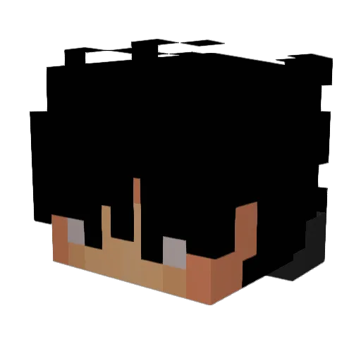 guidinelpillo Minecraft avatar head, 3D render