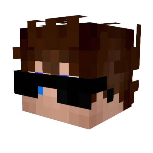 guigame578 Minecraft avatar head, 3D render