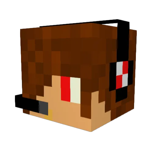 guigui03 Minecraft avatar head, 3D render