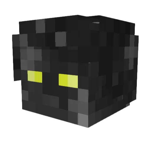 guiguitare Minecraft avatar head, 3D render