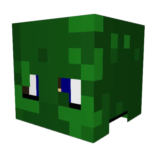 guihlme Minecraft avatar head, 3D render