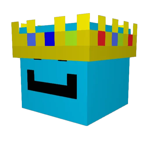 guiilermme Minecraft avatar head, 3D render