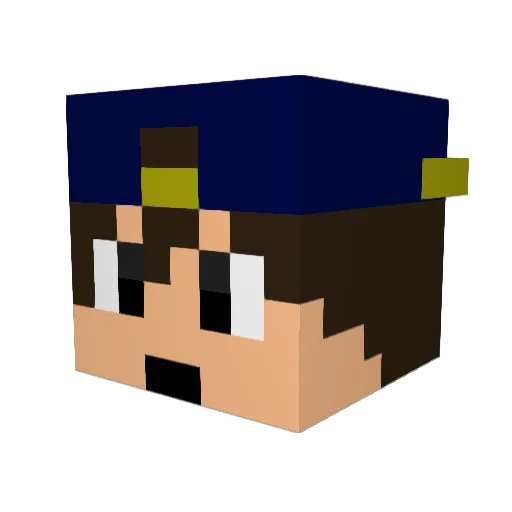 guikuragamer2003 Minecraft avatar head, 3D render