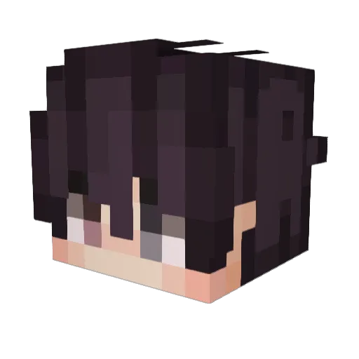guilhermz Minecraft avatar head, 3D render