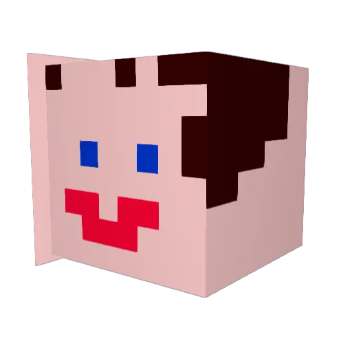 guillermo50 Minecraft avatar head, 3D render