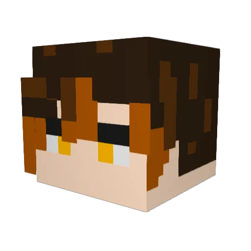 guillester11 Minecraft avatar head, 3D render
