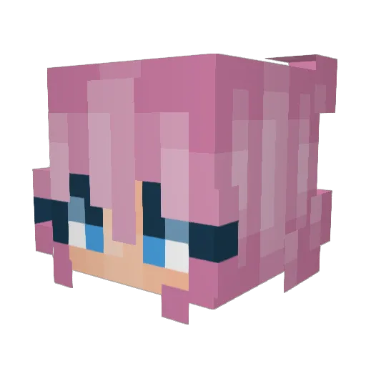 guimateus260 Minecraft avatar head, 3D render