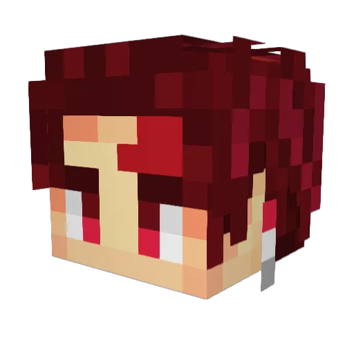 guitarmaster1728 Minecraft avatar head, 3D render