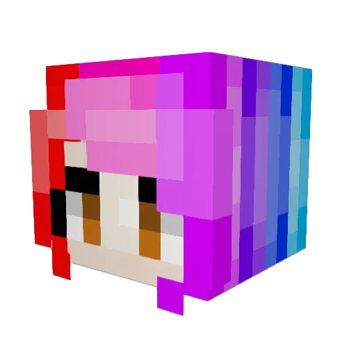 guitarplaya2013 Minecraft avatar head, 3D render