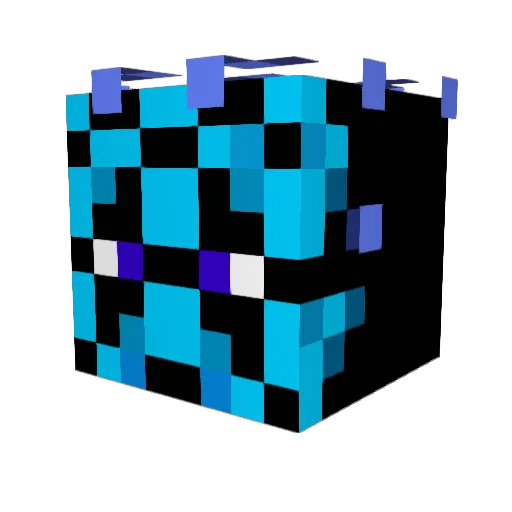 guitch38 Minecraft avatar head, 3D render