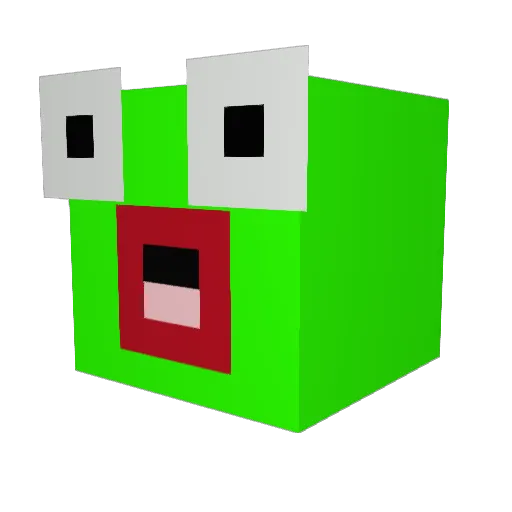 guitunes13 Minecraft avatar head, 3D render