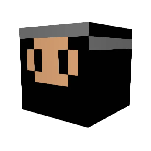 guix67 Minecraft avatar head, 3D render