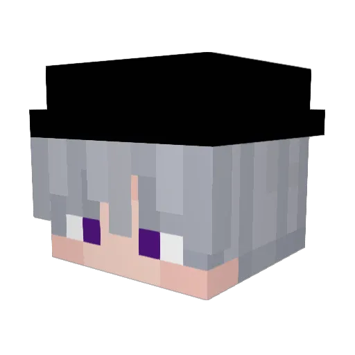 guizcr Minecraft avatar head, 3D render