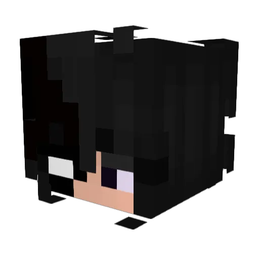 guizoomg Minecraft avatar head, 3D render