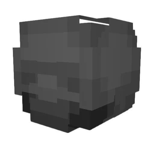 gukaberidze Minecraft avatar head, 3D render