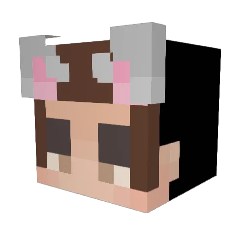 guku75 Minecraft avatar head, 3D render