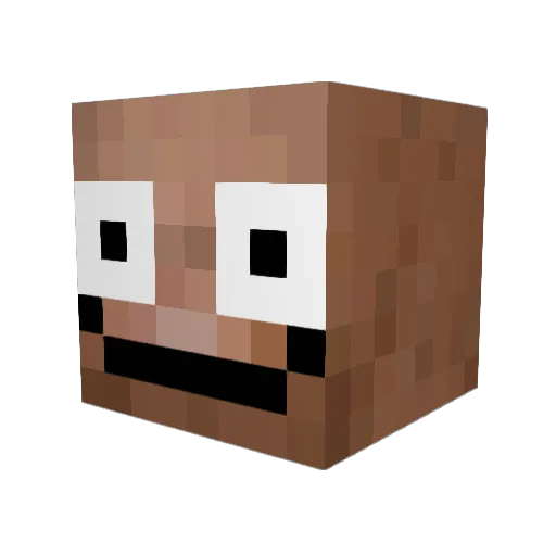 gulassmetanovy Minecraft avatar head, 3D render