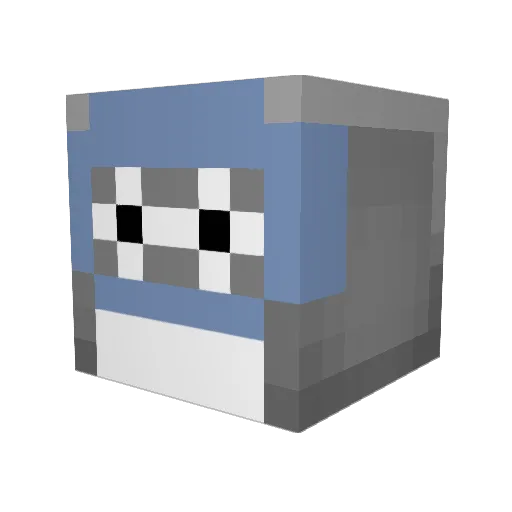 gullion_harmless Minecraft avatar head, 3D render