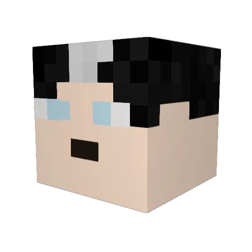 gullydadog Minecraft avatar head, 3D render