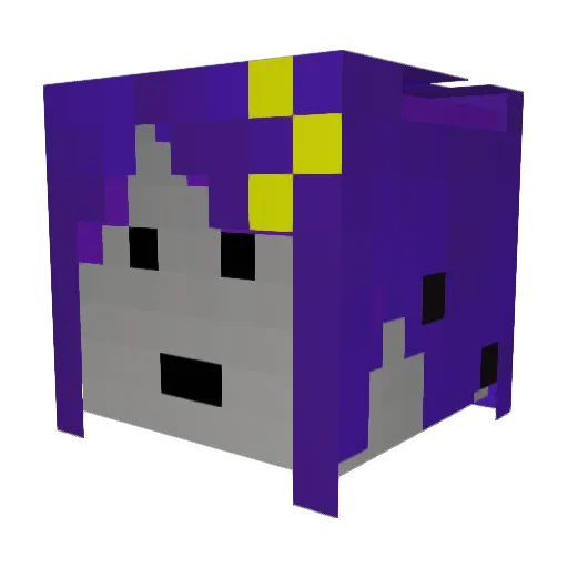 gulobie32 Minecraft avatar head, 3D render
