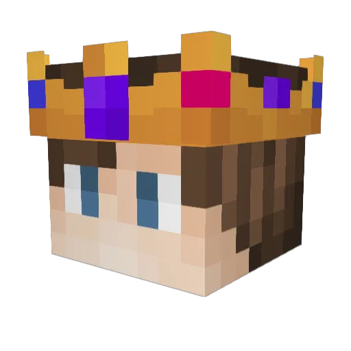 gumbagumb Minecraft avatar head, 3D render