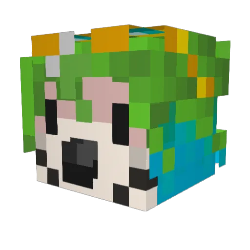 gumelo720 Minecraft avatar head, 3D render