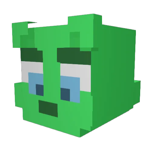 gumis666 Minecraft avatar head, 3D render