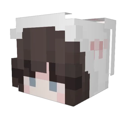 gummie__ Minecraft avatar head, 3D render