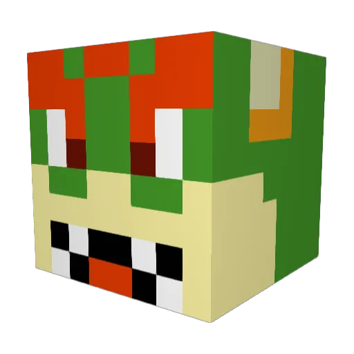 gummigeck0 Minecraft avatar head, 3D render