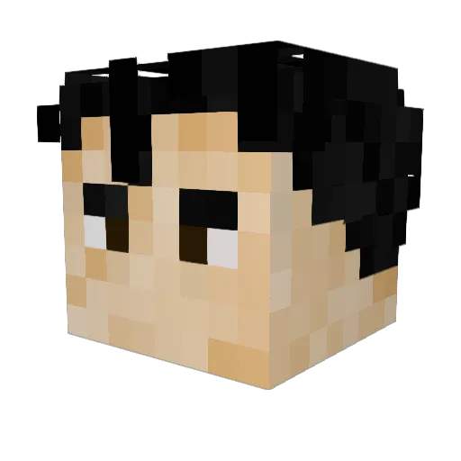 gummyfroggie Minecraft avatar head, 3D render