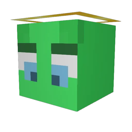 gummyjesus Minecraft avatar head, 3D render