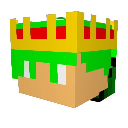gummylord Minecraft avatar head, 3D render