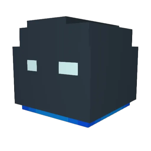 gun___o_o Minecraft avatar head, 3D render