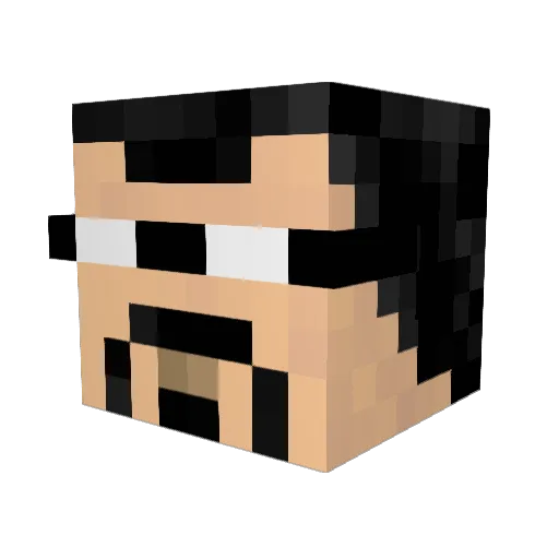 gunace37 Minecraft avatar head, 3D render
