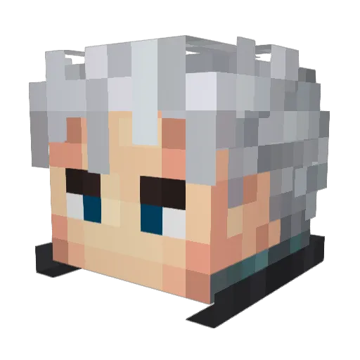 gundownthemuslim Minecraft avatar head, 3D render