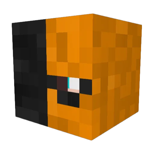gunfighter21 Minecraft avatar head, 3D render