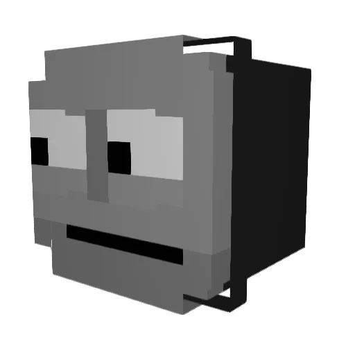 gunfighter5402 Minecraft avatar head, 3D render