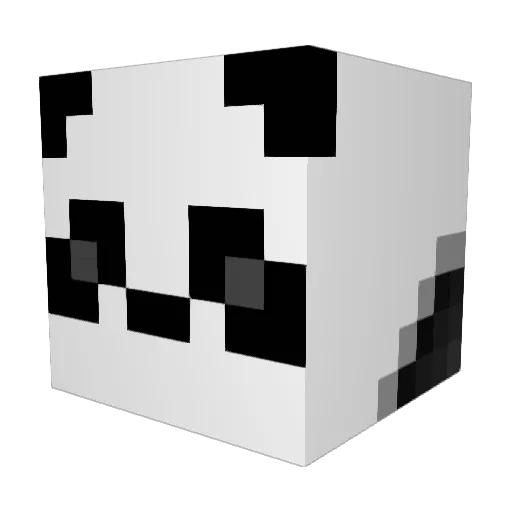 gungad Minecraft avatar head, 3D render