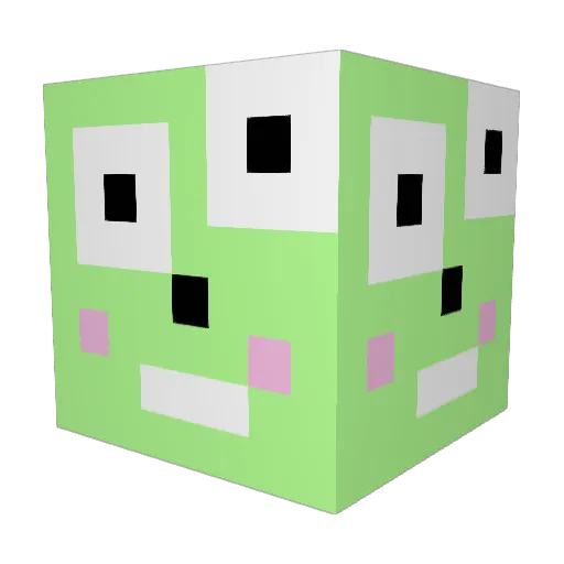 gunho695 Minecraft avatar head, 3D render