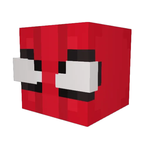 gunksta Minecraft avatar head, 3D render