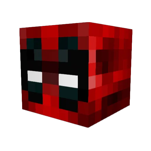 gunman114 Minecraft avatar head, 3D render
