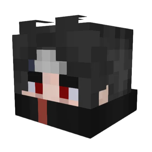 gunnafr Minecraft avatar head, 3D render