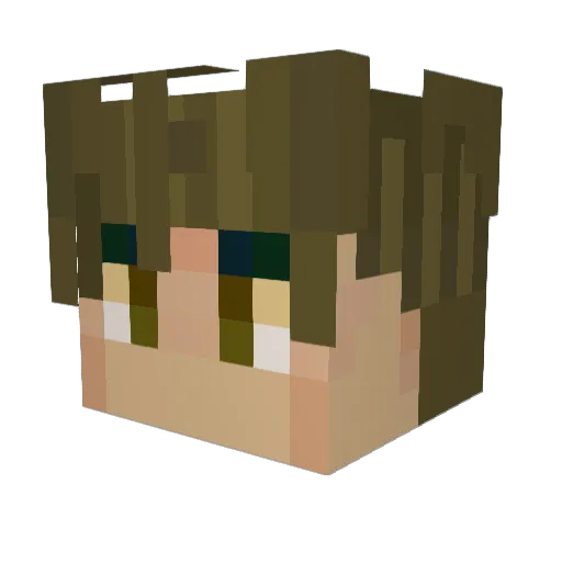 gunnar666 Minecraft avatar head, 3D render