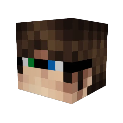 gunnerguy010 Minecraft avatar head, 3D render