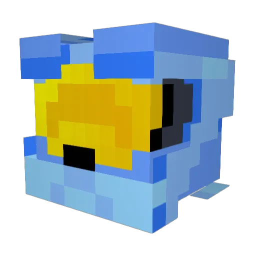 gunrat Minecraft avatar head, 3D render
