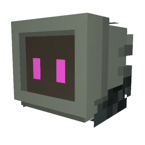 gunsist Minecraft avatar head, 3D render