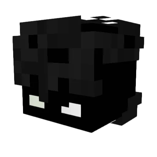 gunsrodzina Minecraft avatar head, 3D render