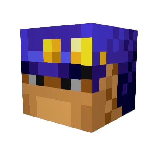 guntis127 Minecraft avatar head, 3D render