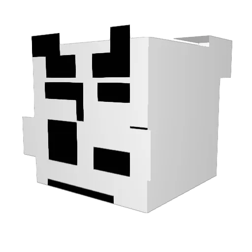 gunwooDIE Minecraft avatar head, 3D render