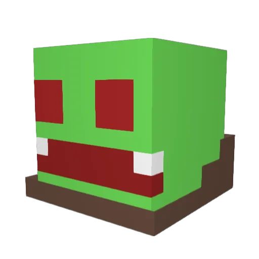 guppenkop Minecraft avatar head, 3D render